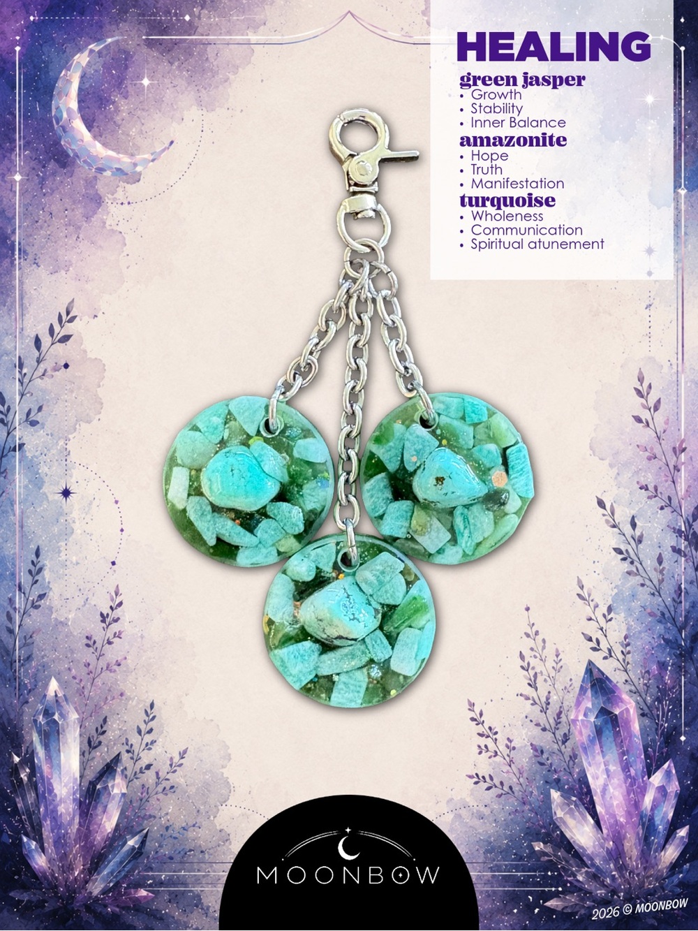 Moonbow Bag Charm